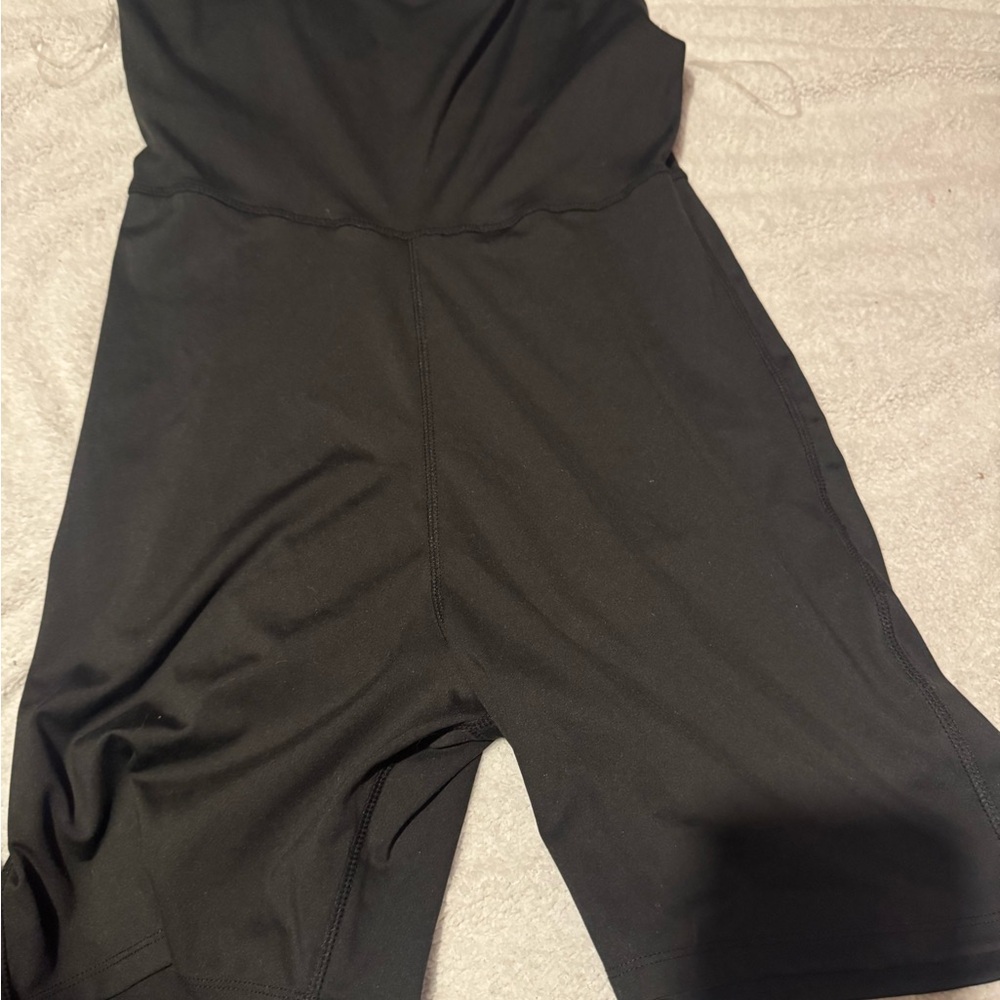 Black Sleeveless Romper